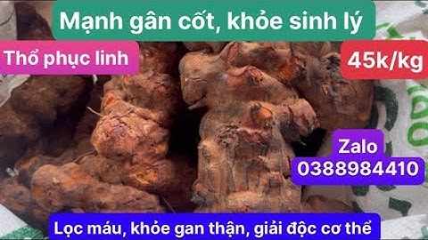 Tác dụng của củ khúc khắc ngọt (thổ phục linh)