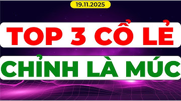 🔴 TOP 3 CỔ LẺ – CHỈNH LÀ MÚC | THỊ TRƯỜNG 19.11.2025 #chungkhoan #dautu #nhandinhthitruong #cophieu