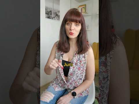 🇩🇪 Вы правильно произносите названия месяцев на немецком? #немецкий #немецкоепроизношение