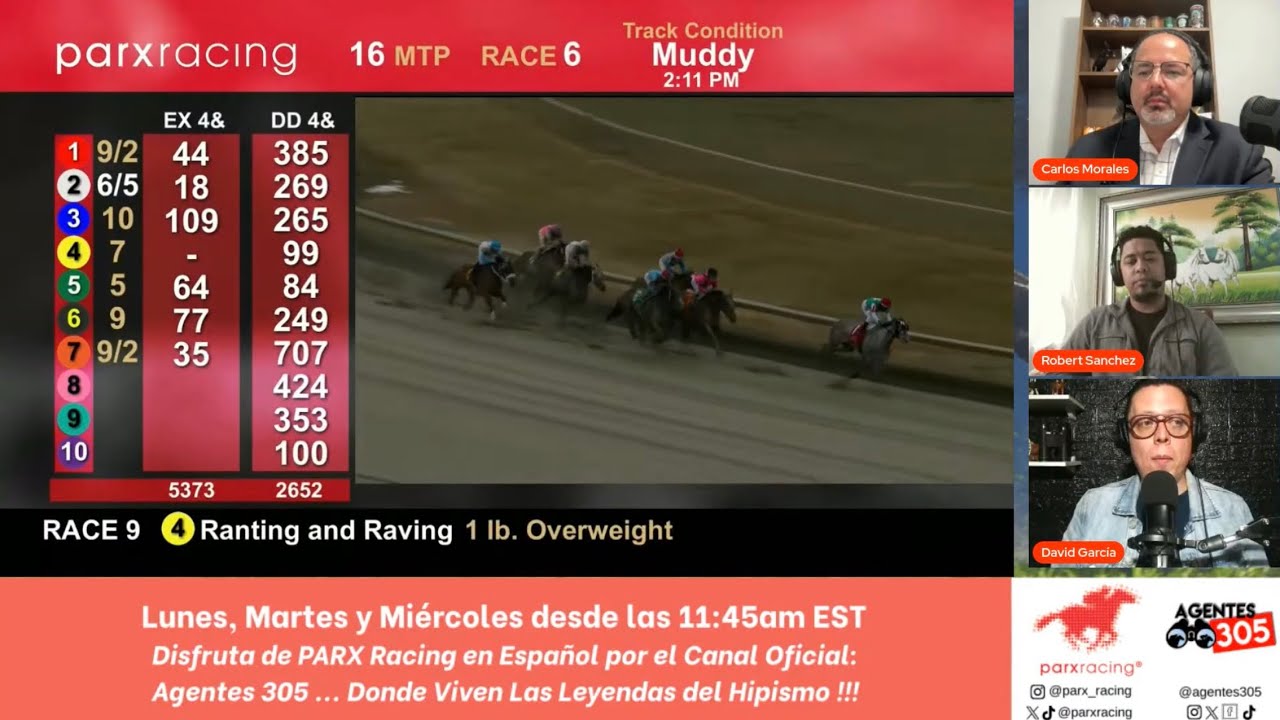 Parx Racing en Español - Martes 03 de Marzo 2026
