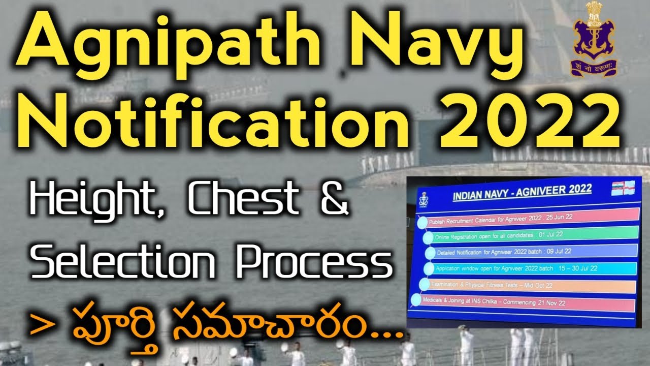 Indian Navy Agneepath SSR&MR Recruitment 2022 | Agniveer Navy Selection Process & Vacancy
