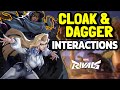 Cloak &amp; Dagger Hero Interactions // Marvel Rivals