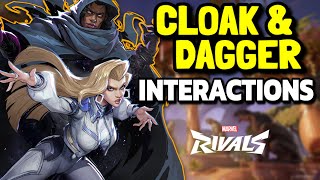 Cloak & Dagger Hero Interactions // Marvel Rivals