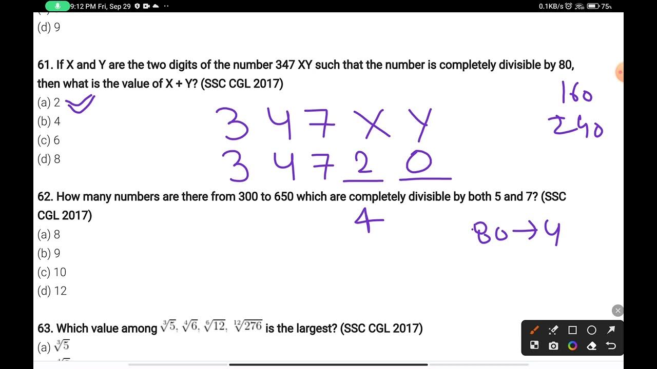 If X And Y Are The Two Digits Of The Number 347xy Such That The Number if-x-and-y-are-the-two-digits-of-the-number-347xy-such-that-the-number