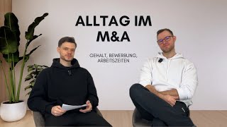 Wie ist es im M&A zu arbeiten | Aufgaben, Arbeitszeiten, Gehalt✅ | mit Alles Andy?