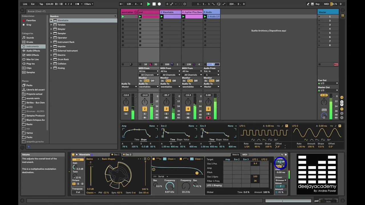Ableton Live 10 | Nuevo instrumento (Wavetable ) - YouTube