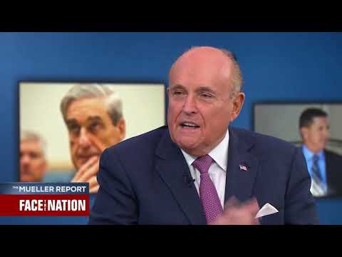 Rudy Giuliani and Margaret Brennan on the implications of the release of the Mueller report