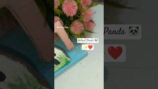 hey! cute little panda 🐼#art #trending #painting #artist #panda #viral #creative #shorts #goviral