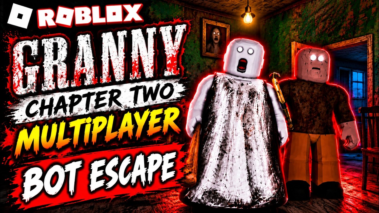 😱 Granny Chapter Two Multiplayer – BOT ESCAPE | Roblox Horror Game ...