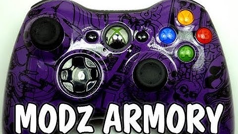 Custom Xbox 360 Controller - Purple Crazy Skullz | Modz Armory