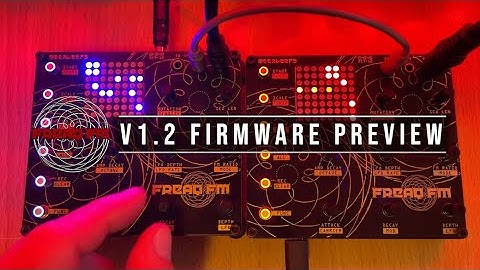 Freaq FM Firmware v1.2 New Features