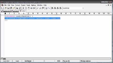 jQuery Tutorial - 123 - Passing options to plugin