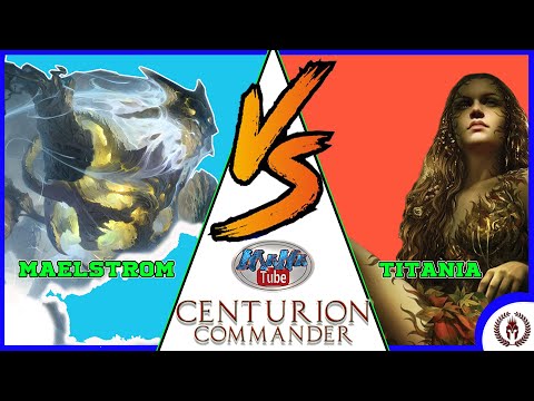 Maesltrom Wanderer vs Titania I Centurion commander Gameplay I Commander 1vs1