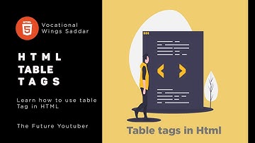 Table Tags in HTML Web development course in Urdu #Table #Tags #HTML