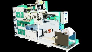 Label Printing Machine | 320mm | 3 Colour With 2 Die Cutting Station