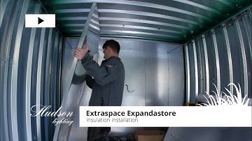 Extraspace Expandastore insulation installation, super easy plus a tip at the end