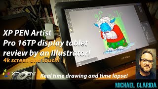 XP Pen Artist Pro 16tp display tablet review by an artist