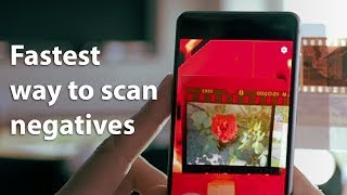 How to start scanning photo negatives with the app "Photo Negative Scanner" screenshot 5