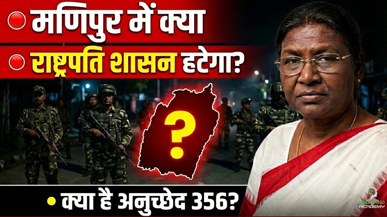Кризис в Манипуре и статья 356 ⚖️ | Объяснение президентского правления | Актуальные политические...