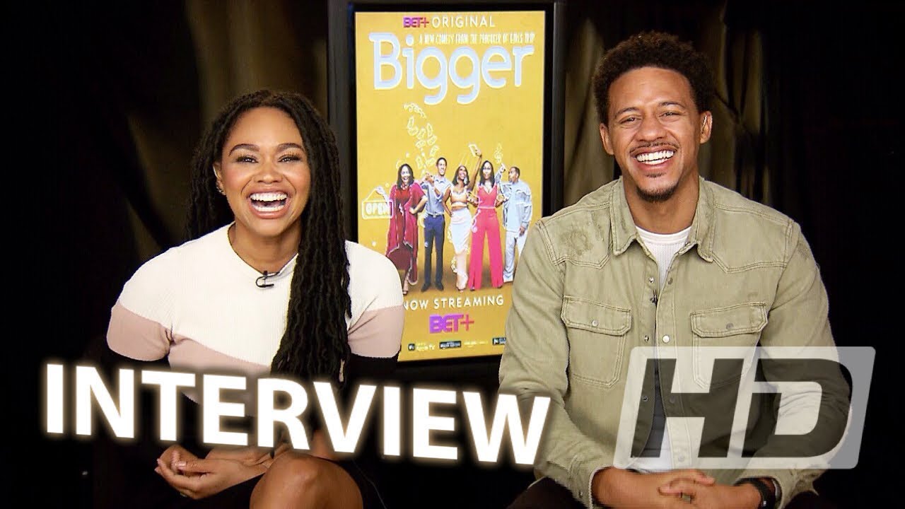 Bigger (BET+ Streaming Service) Tanisha Long & Chase Anthony Exclusive Interview [HD]