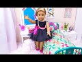 Doll new glam hairstyle in cute bedroom! | PLAY DOLLS
