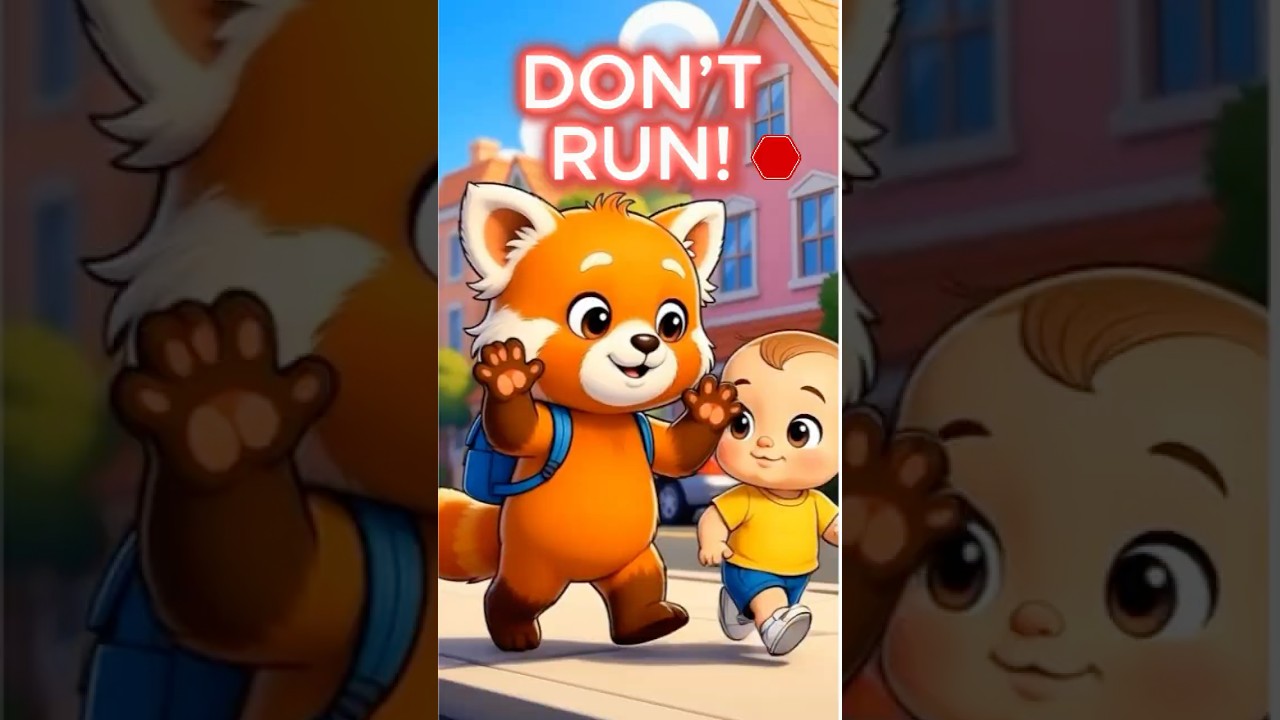 Идите, а не бегите 🚸 | 🚦 Безопасность детей на дороге 