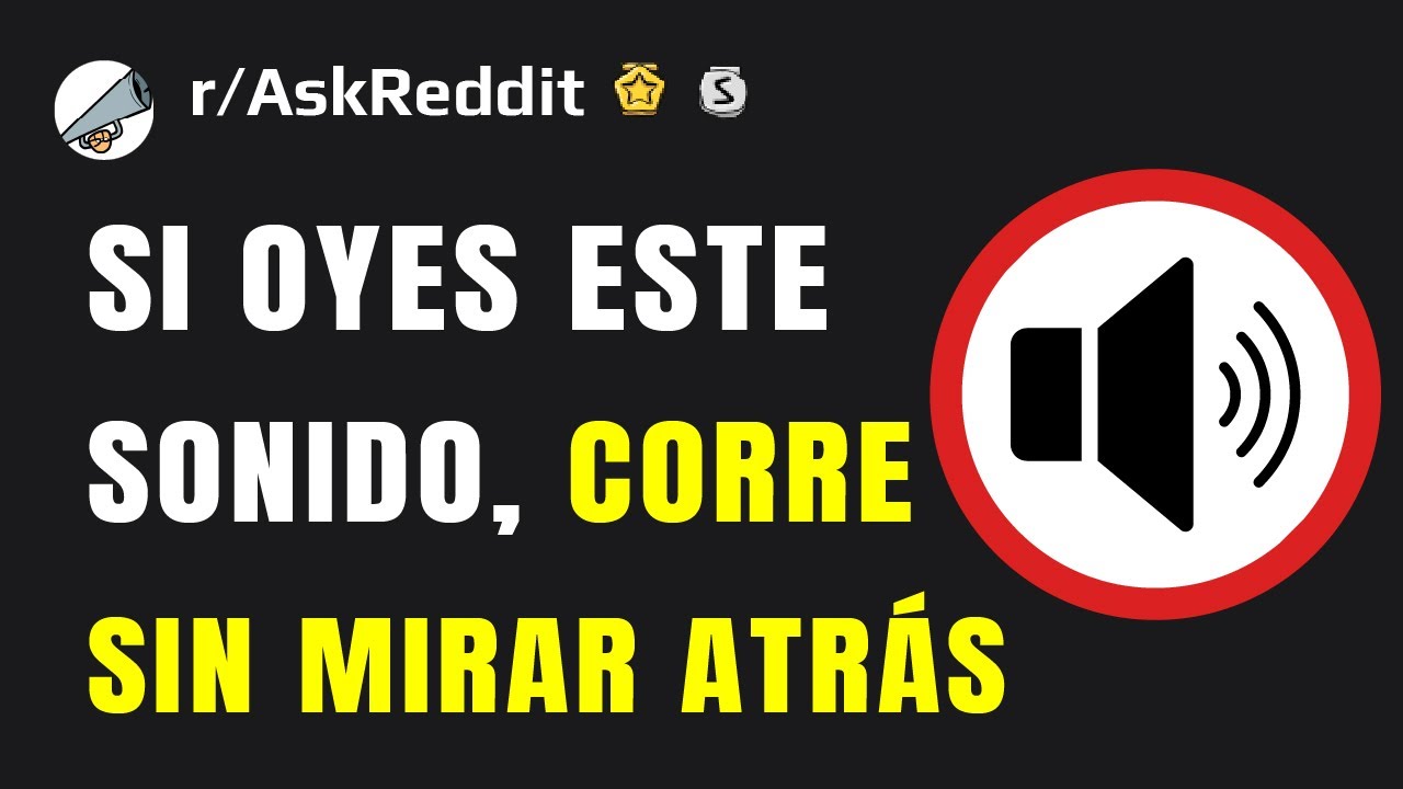 Sonidos que indican peligro inmediato y que todos deberían conocer