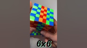 How to Solve the Checkerboard Pattern on 2x2-7x7! #shorts