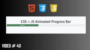 Create an Animated Progress Bar Using HTML, CSS & JavaScript | Step-by-Step Tutorial