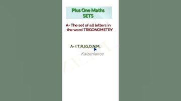 Plus one maths|| Sets|| #shorts