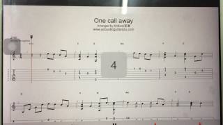 Guitar Tab - One Call Away