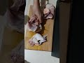 Technique how to slice chicken #satisfying #asmr #chicken #food #amazing #chief #shortsviral