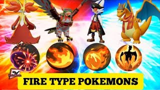 Which Fire Type Pokemon Does Highest Damage 🔥Team Fire 🔥