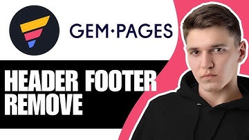 Gempages Theme Header And Footer Remove  (Step By Step Tutorial)