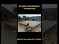 Construction of 3 bedroom bungalow building | Step by Step | concrete foundation