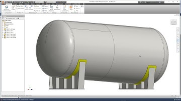 3D modeling of Tilted Vessel, By using SEG software over Autodesk Inventor