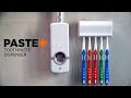 Toothpaste Dispenser Wall Mounted 5 Toothbrush Holder with Automatic Toothpaste Dispenser Hindi/Urdu