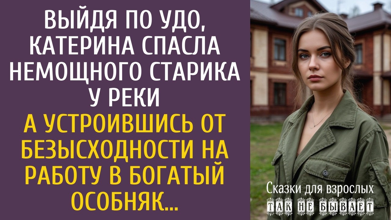 Выйдя по УДО, Катя спасла немощного старика у реки… А устроившись от безысходности в богатый особняк
