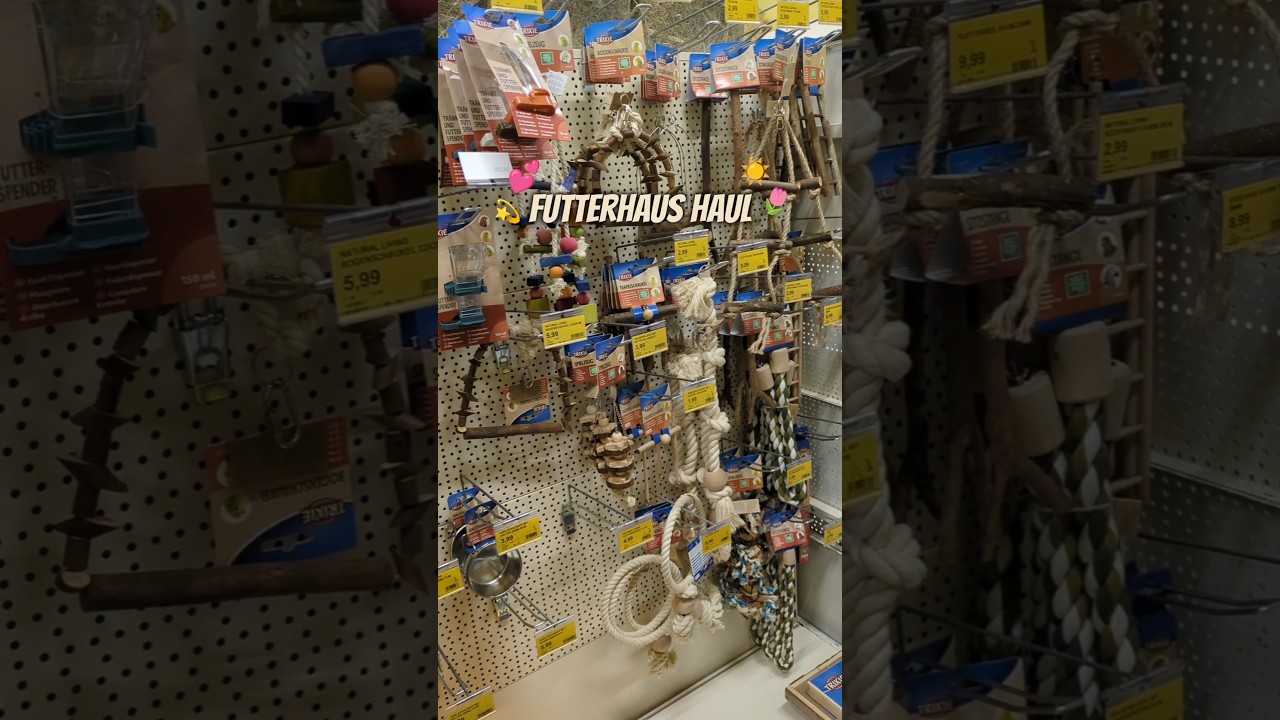 Futterhaus Haul☀️🌷 #wellensittich #budgies #birds #bird #vogel #parrot #futterhaus #pets #pet