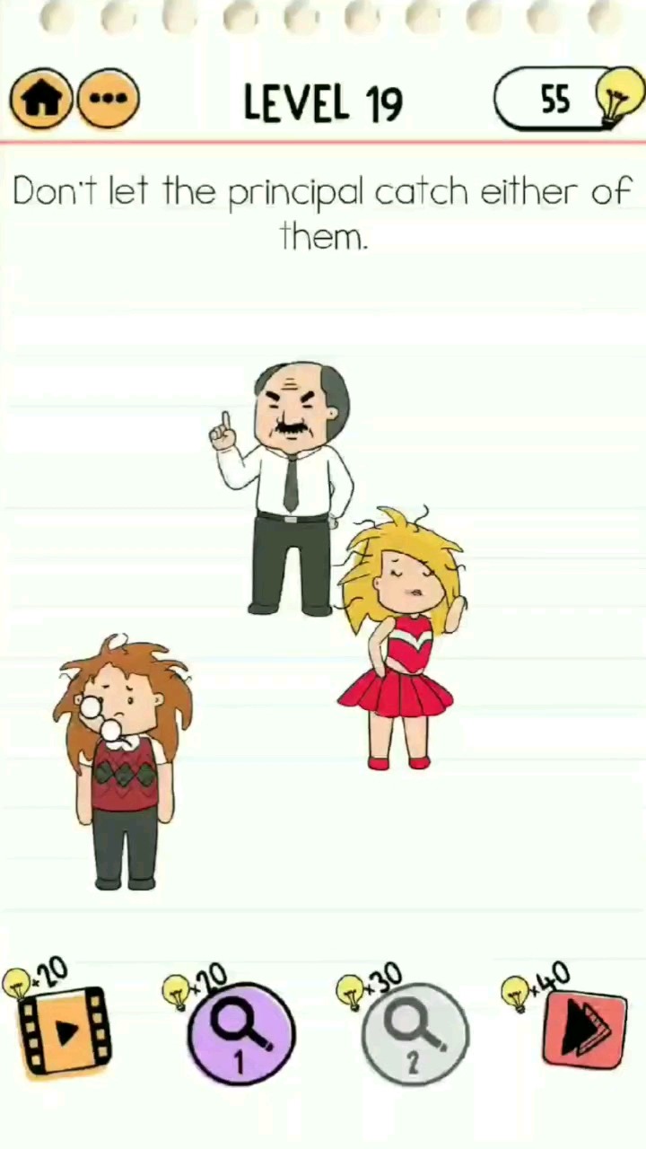 Brain Test 2 Level 19 Crazy High School Tricky Stories Solved