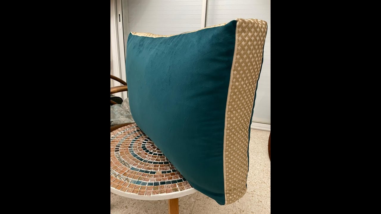 كيفية خياطة مخدة صالون بطريقة سهلة