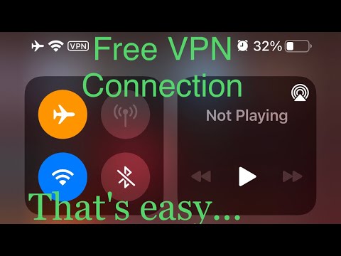 Free VPN Connection on iPhone/iPad