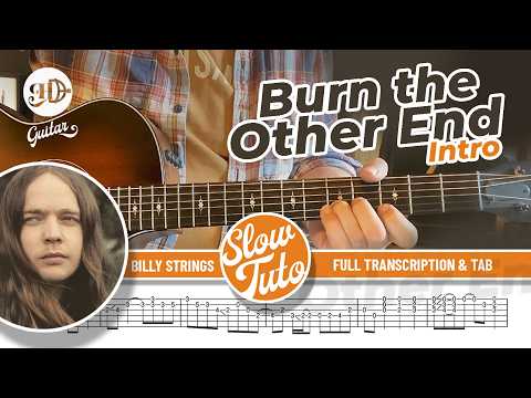 🎸 Billy Strings - Burn the Other End (Intro) 🟧 SLOW TUTO + Free TAB