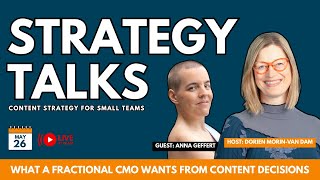 What a Fractional CMO Wants from Content Decisions