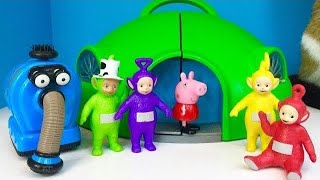 BEST LEARNING Videos PEPPA PIG TELETUBBIES Noo Noo Tubbytronic Superdome Counting  Balls Toys!