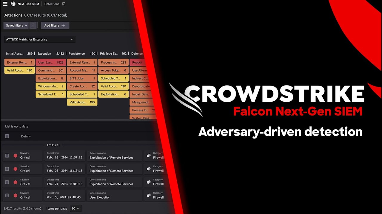 Falcon NG-SIEM Adversary-Driven Detection: Demo Drill Down - YouTube
