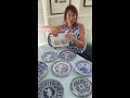 Favourite Items No 4 - Blue Willow plates, the story