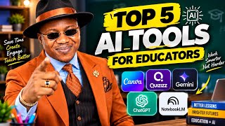 TOP 5 AI Tools Every Educator Should Use in 2026 🤖📚 | Teach Smarter With AI