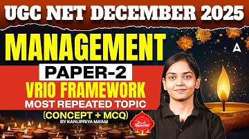 UGC NET Management VRIO Framework Most Repeated Topic By Kanupriya Ma