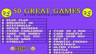 50 Great Games (1991) Compilation - Amiga Playthrough